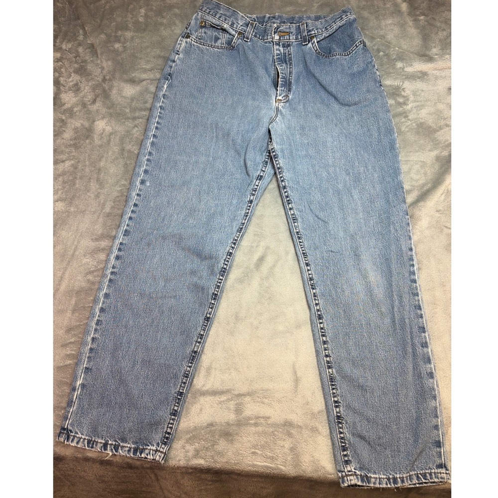 LL Bean Double L Relaxed Fit Jeans Mens 34x30 Blue Denim Medium Wash Classic